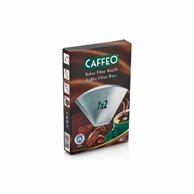 CAFFEO - Caffeo Kahve Filtre Kağıdı 1x2, 40 Adet, Beyaz