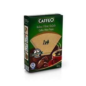 CAFFEO - Caffeo Kahve Filtre Kağıdı 1x4, 80 Adet, Doğal Kağıt