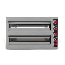 INOXCLASS - Inoxclass M602E 2 Katlı Pizza Fırını, 30 cm x 12 Tepsi Kapasiteli, Elektrikli