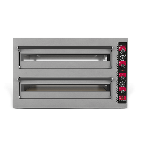 Inoxclass M602E 2 Katlı Pizza Fırını, 30 cm x 12 Tepsi Kapasiteli, Elektrikli