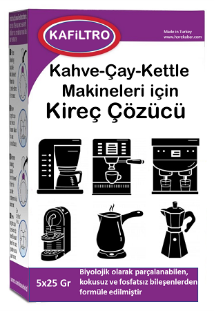 Kafiltro Kireç Çözücü, 5x25 gr