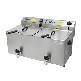 ÖZTİRYAKİLER - Öztiryakiler EF10D Fritöz, Elektrikli, 2x10 L