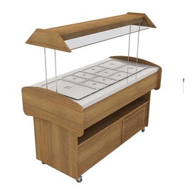 ÖZTİRYAKİLER - Öztiryakiler SBEC-01 Soğuk Salad Bar, Gn Havuzlu