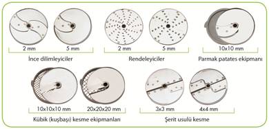 Robot Coupe 12'li Disk Seti