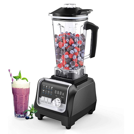 Vosco VHS-206C Dijital Buz Kırıcı Pro Bar Blender, 2 Lt, Siyah